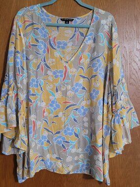 Zach & Rachel Woman Floral Top - Size 3X